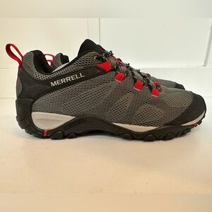 Merrell Yokota 2 Shoes Gray Mesh Lace Up Outdoor Trail Hiking Sneakers Men’s 13
